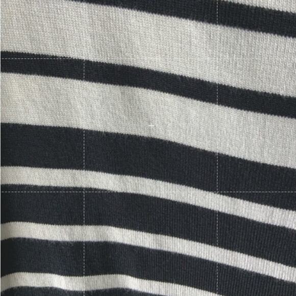 Karen Scott Cardigan Sweater Button-Up Women's Size Medium Long Sleeves Striped - Picture 7 of 8